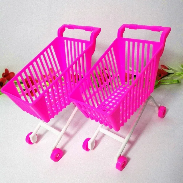 Shopping basket for doll 2 pcs