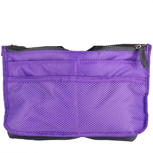 Cosmetic bag with Rose compartments Purple