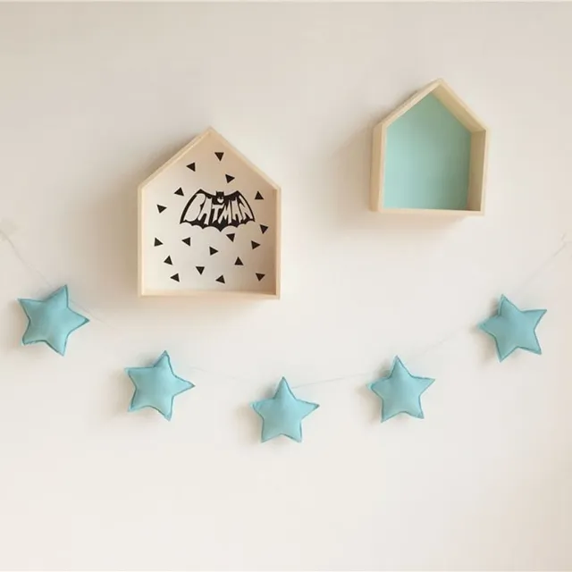 Decorative garlands with stars