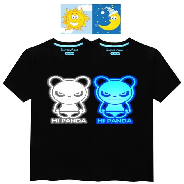 Tricou pentru copii cu imprimare 3D luminoasă