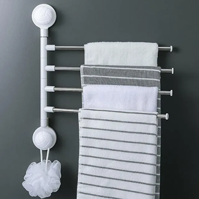 Rotating towel rail