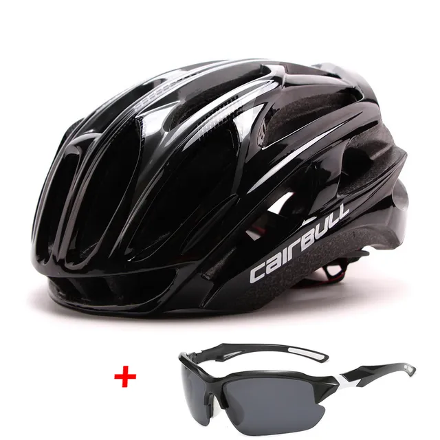 Kask rowerowy + okulary polaryzowane