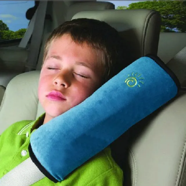 Baby pillow for seat belts in the car