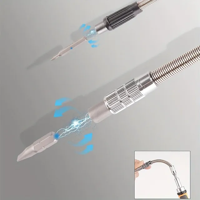 Screwdriver that spins for you: Multi-adjustable Set with Rake - Tighten quickly and comfortably