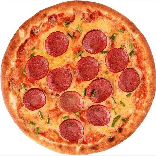 Deka v tvare pizze