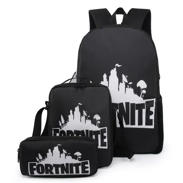 Set of children's bags with the motif of computer games Fortnite E