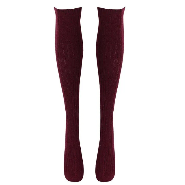 Women's luxury warm knee highs Govany