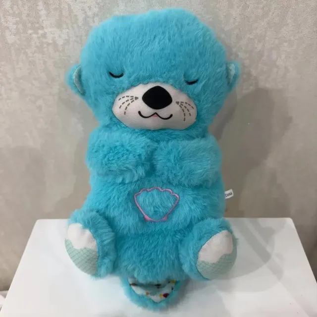 Breathing plush cute otter - Soothing glowing otter with melodies for children