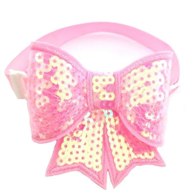 Buckle with glitter bow 30 pcs