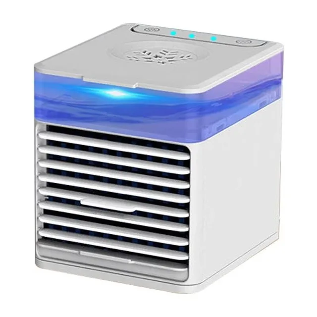 Mobile air conditioning with UV light