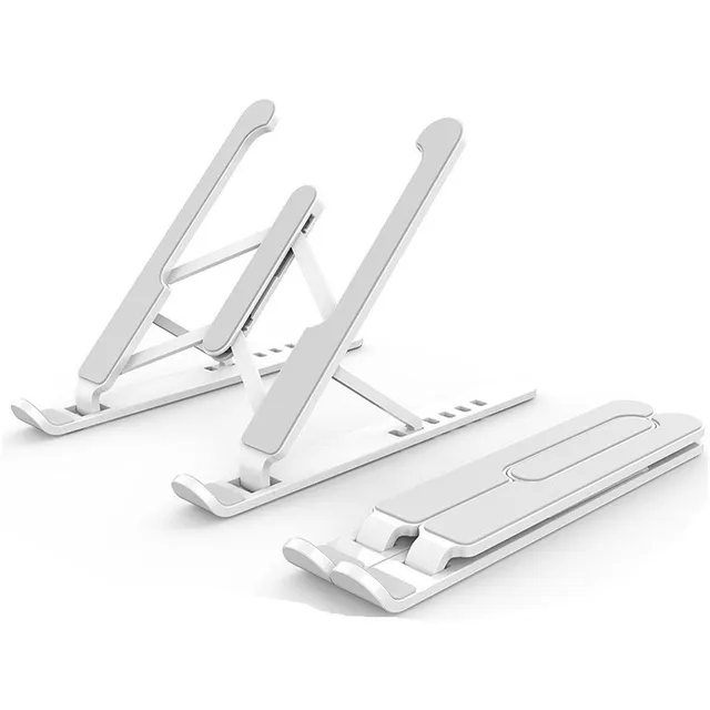 Adjustable folding stand for laptop