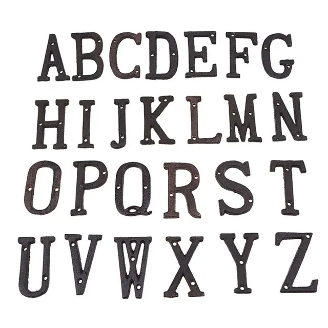 Żelazna litera dekoracyjna C527