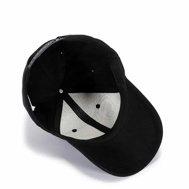 Luksusowa czapka męska z haftem