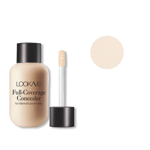Waterproof liquid corrector with matt full cover for acne, scars and dark circles under the eyes