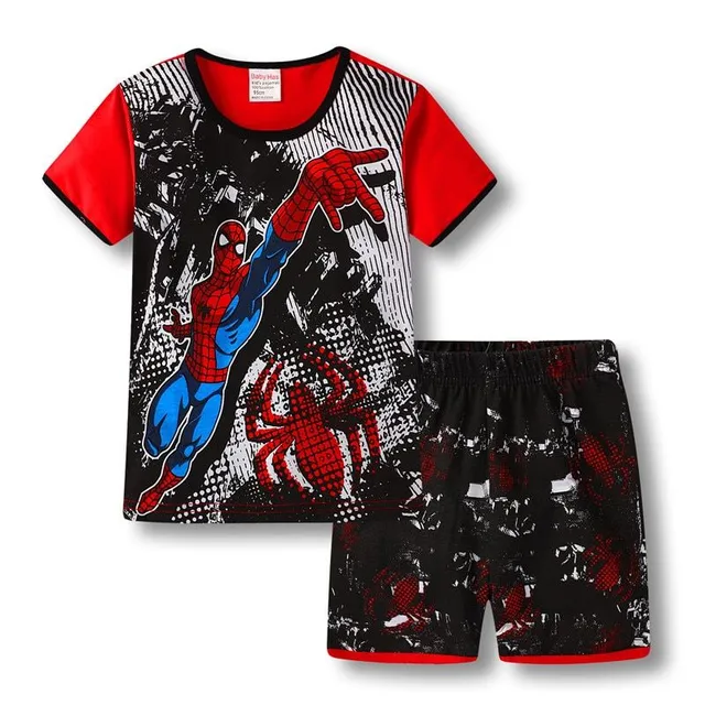 Pijama de vară pentru băieți Spiderman