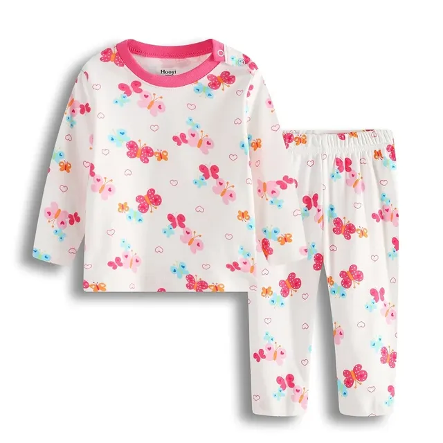 Children's pajamas for boys and girls with long sleeves (3-24 months)