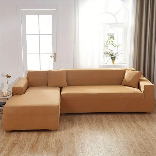 Universal elastic sofa cover - anti-slip, with furniture protection - bedroom, office, living room - comfortable home