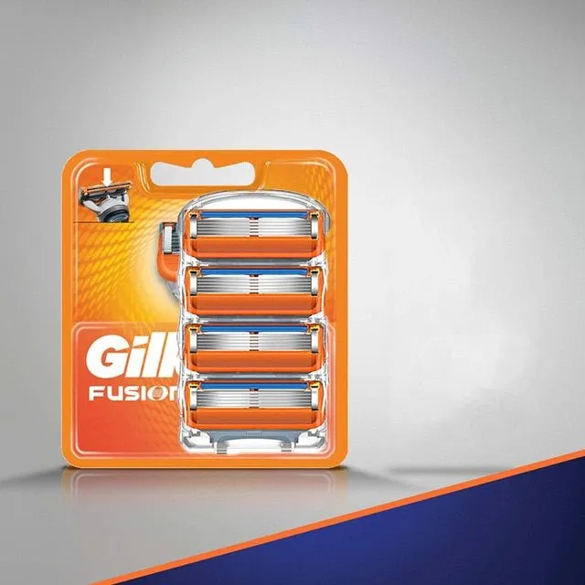 Replacement razor blades for Gillete Fusion Mach 3 - 4 pcs