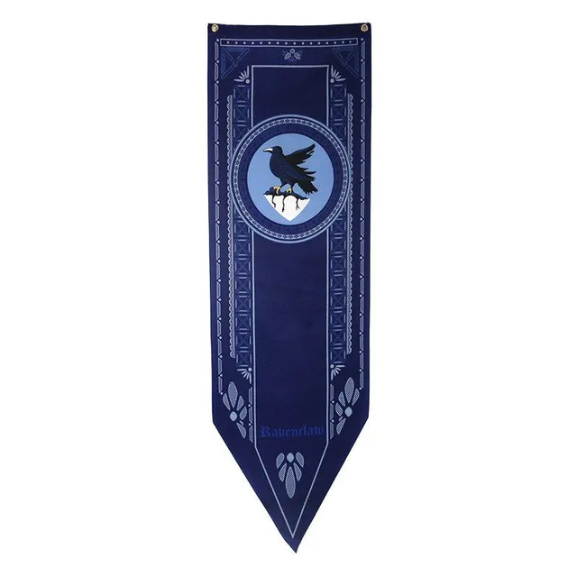 Decorative wall flag with the popular motif of the Harry Potter series