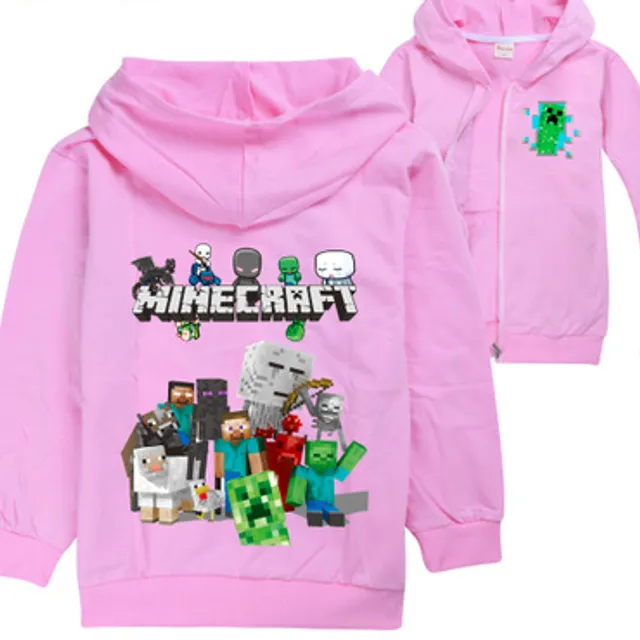 Minecraft mikina pre chlapcov aj dievčatá