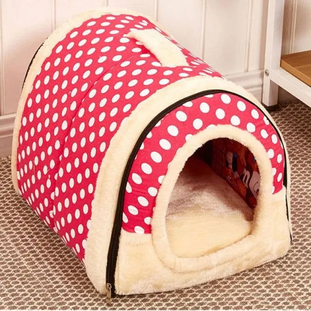 Luxusný dom pre psov Útulná posteľ pre psov Domček pre domácich miláčikov