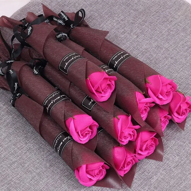 Soap roses - set of 5