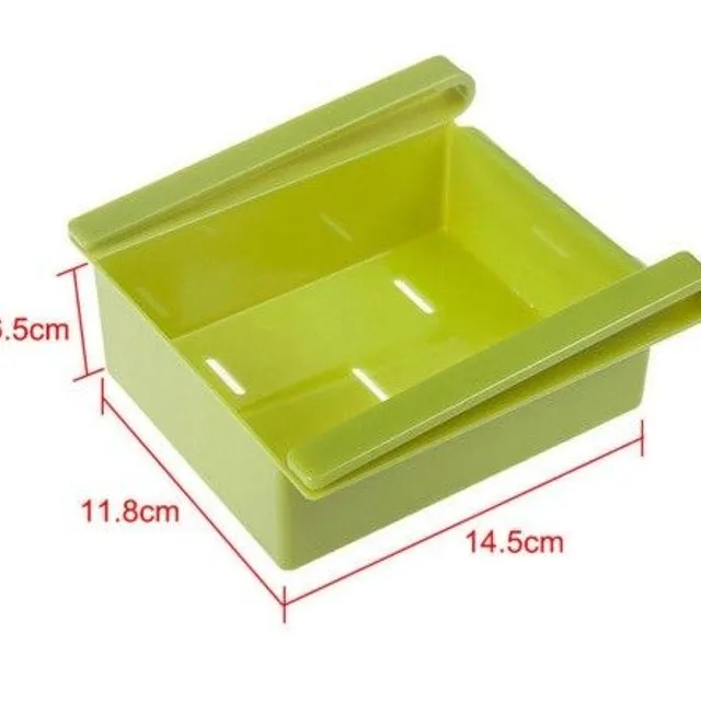 Organizer under shelf in refrigerator J2584