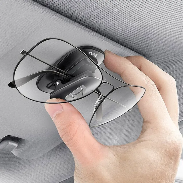 Luxurious sunglasses holder for the car