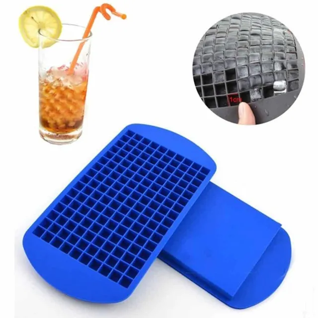 Silicone form for ice cubes