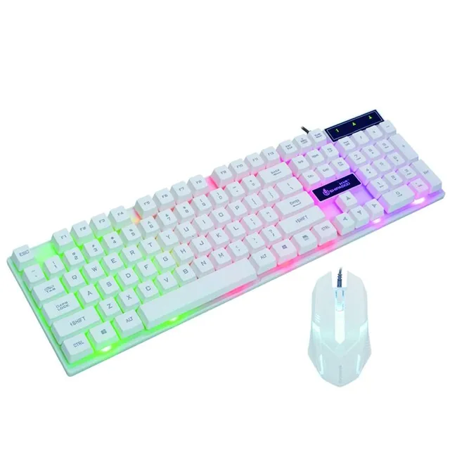 Tastatură de gaming iluminată cu mouse K359