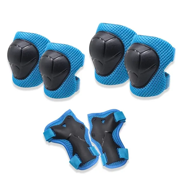 Kids original colourful modern knee and hand pads for roller skating