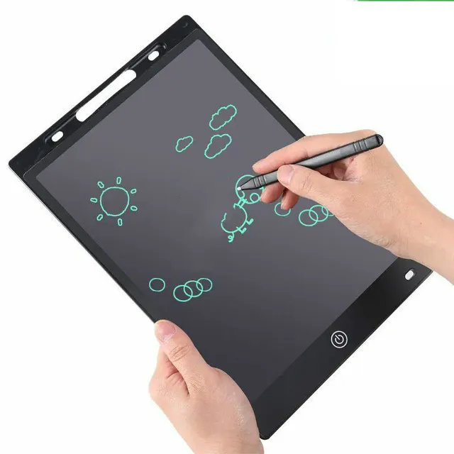 Children's drawing tablet with LCD display for drawing and writing