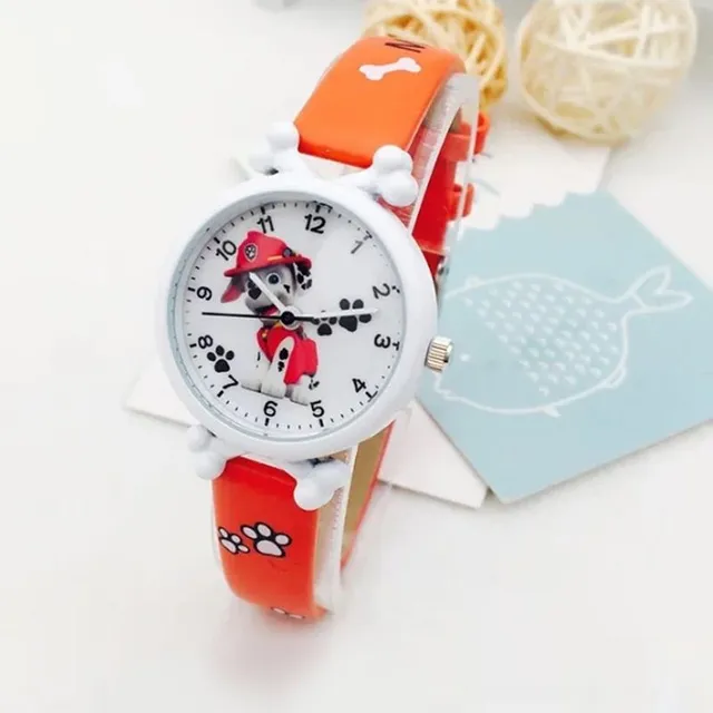 Stylish children's analogue watches with the motif of the Paw Patrol