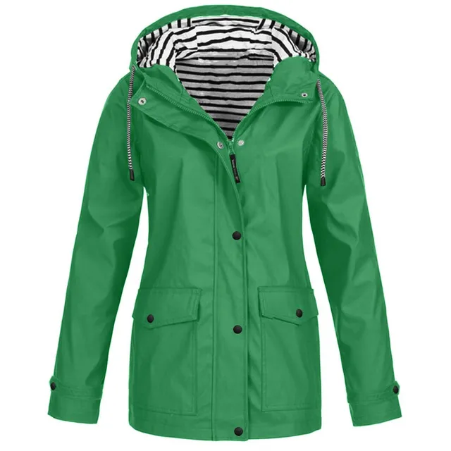 Insulated longer women's parka style jacket