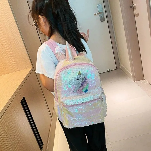 Girl's bag with unicorn E1213