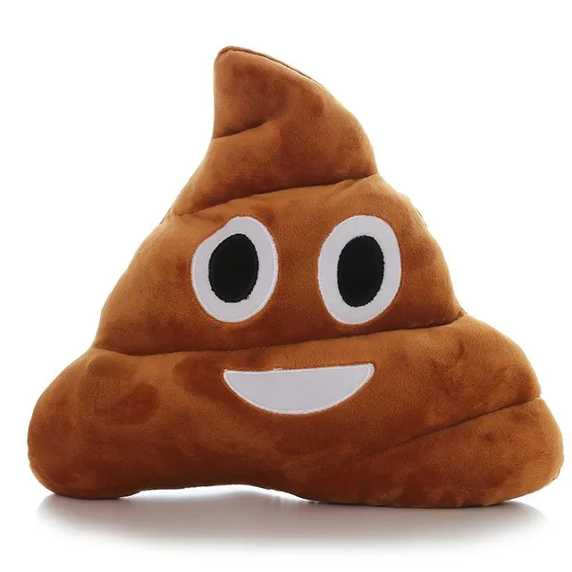 Funny pillows in the shape of poop