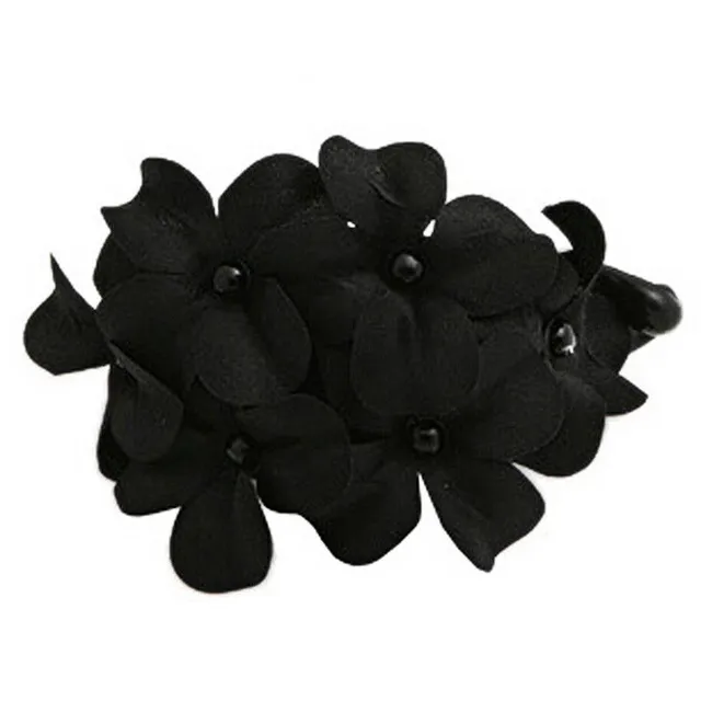 Hair clip with flowers - 3 colours