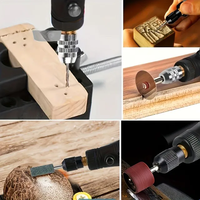 Wireless Rotary Tool with Rechargeable Rydle Pen and Battery - Electric and Adjustable Carving Pen