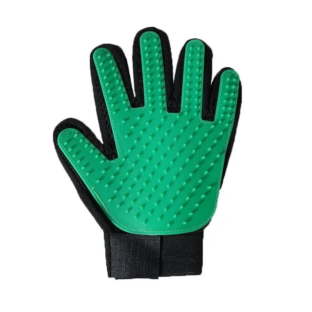 Coating gloves for hair removal