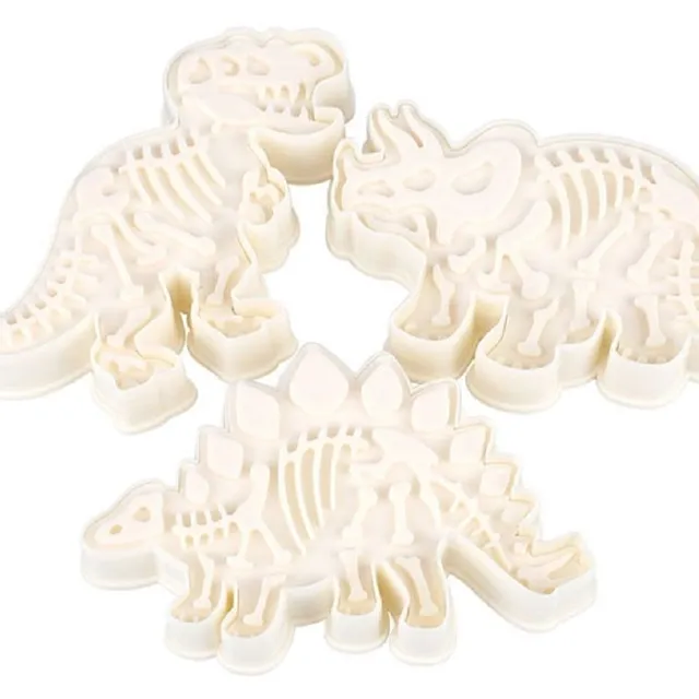 Emporte-pièces dinosaures 3 pcs