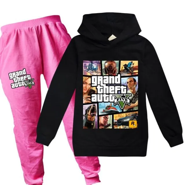 Children's training suits cool with GTA 5 prints color at picture 19 3 - 4 roky