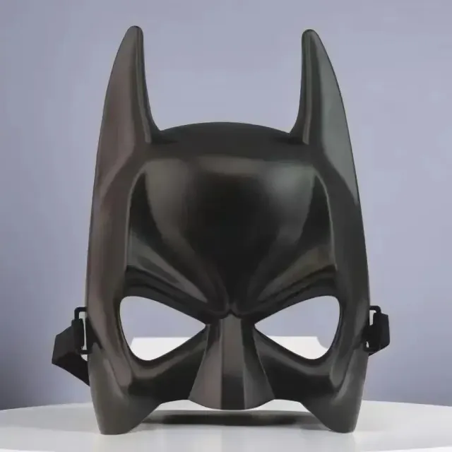 Carnival design mask - Batman-style scrub, black color