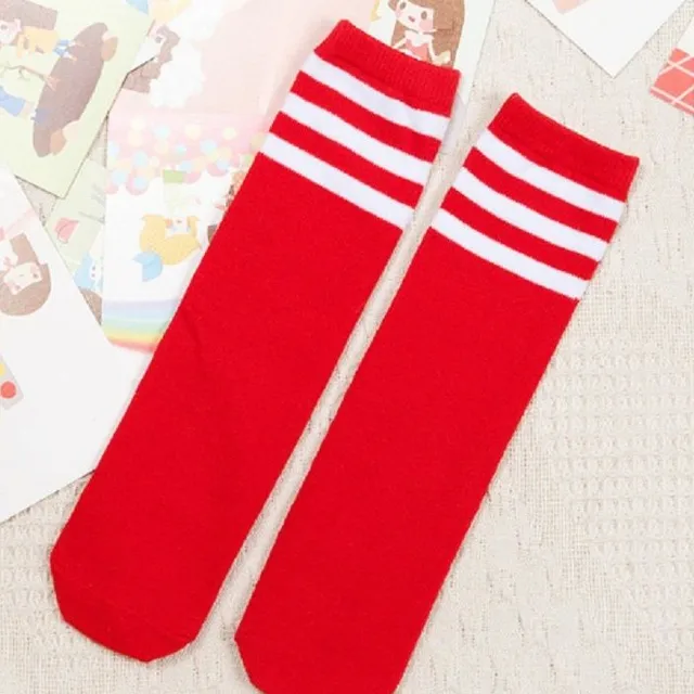 Baby color socks with stripes - 7 colors