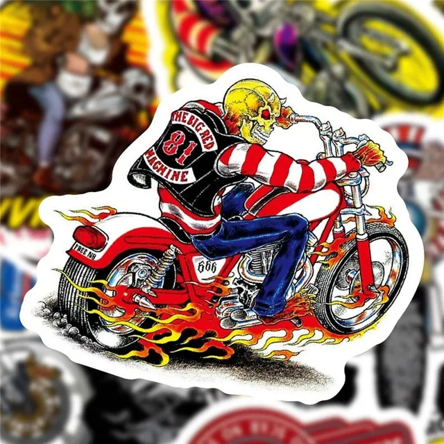 Stickers for bikers 50 pcs E227