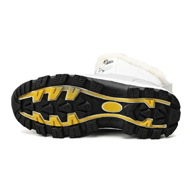 Women's Winter Ankle Shoes Anti-Slip Black Snow Shoes With Shoes