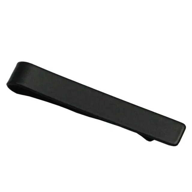 Fashion tie clip made of stainless steel - black and silver tie clip for men to work and parties