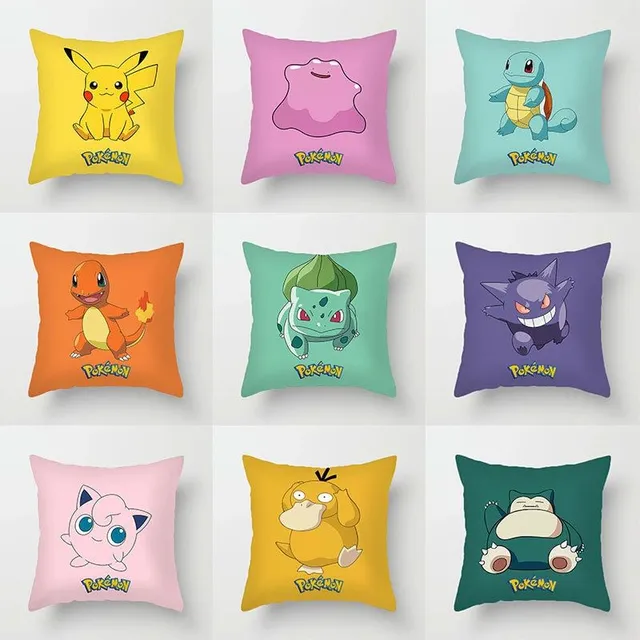 Beautiful pillowcase covers with the theme of popular Pokemon