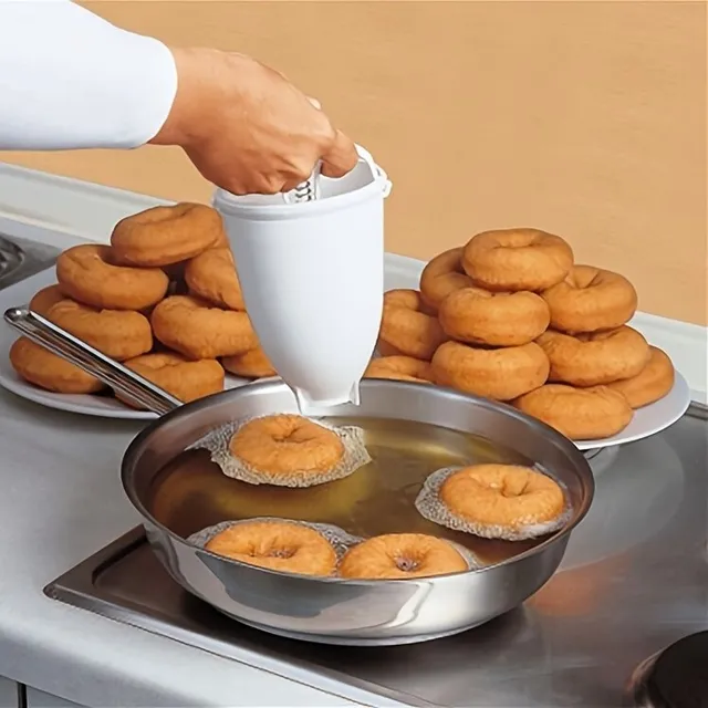 Mini ruční donut maker - DIY nástroj na pečení, snadné použití, bez baterie