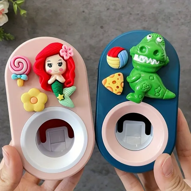 Automatic Pasty dispenser for Teeth 3. Generation - Happy Dinosaur