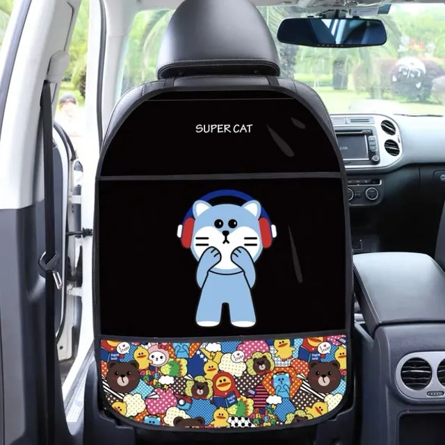 Housse de siège auto imperméable avec motifs mignons - 1 ou 2 pièces